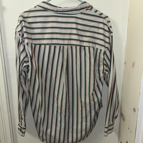 Multicolour striped button up shirt - Picture 3 of 4